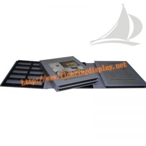 定制设计黑色边框木地板样品展示册PY101(1