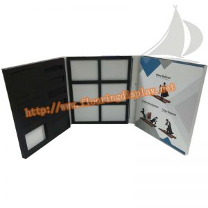 定制设计外框贴纸型木地板样品展示手提册PY186(2