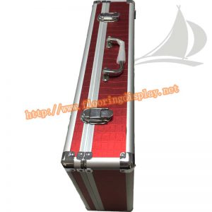 定制设计红色四排型木地板样品展示手提箱子PY189(1