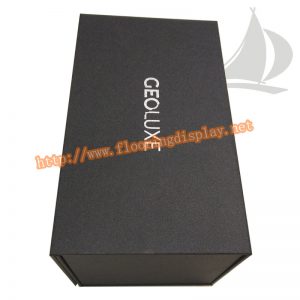 厂家直销黑色直角型木地板样品展示盒子PY224(1