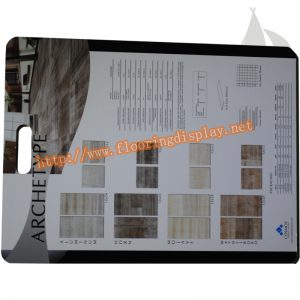厂家定制贴印刷贴纸型木地板小木块样品展示手提板PY246