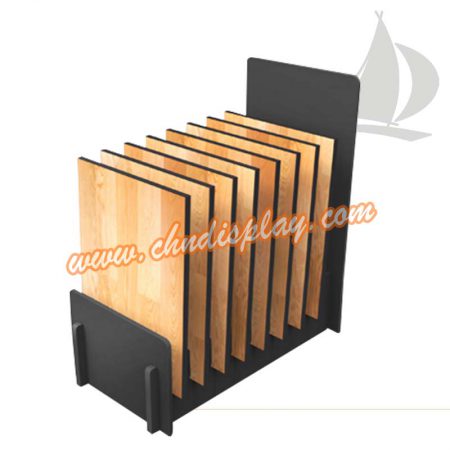 厂家批量销售木地板多放式简易样品插架WD749