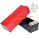 厂家直销纸质黑色加红色型木地板样品展示盒子PY203