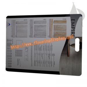 厂家批量定制圆角四边型木地板样品展示手提板PY245(2
